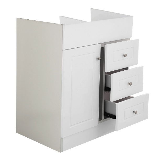 Mueble Vanitorio Blanco Super Muebles 70PHN 70x45x80cm (Sin Cubierta)