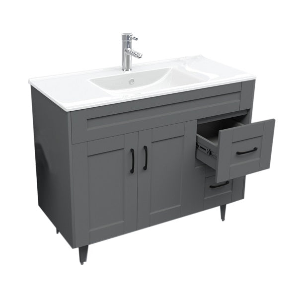 Kit Mueble + Vanitorio Super Muebles SM100SK Gris P (100x47x80cm)