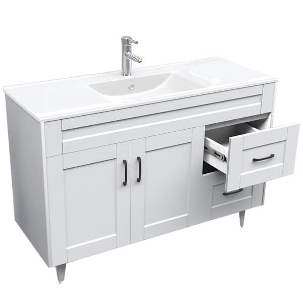 Kit Mueble + Vanitorio Super Muebles SM120SKBP (120x47x80cm)