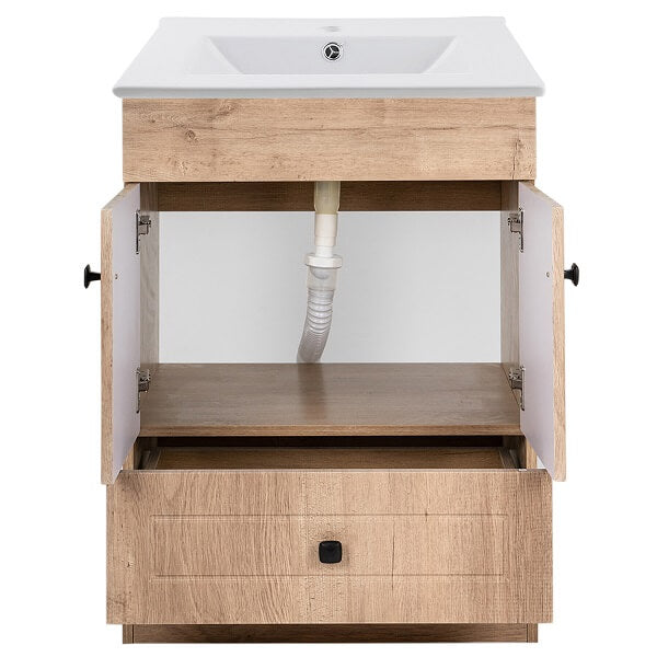 Kit Mueble + Vanitorio Super Muebles 60PHWP (60x47x80cm)
