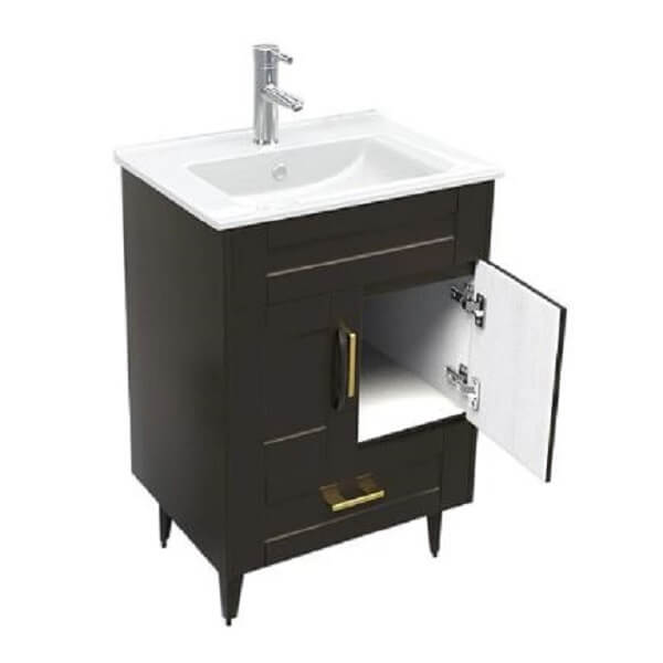 Kit Mueble + Vanitorio Super Muebles SMB60SK Café P (60x47x80cm)