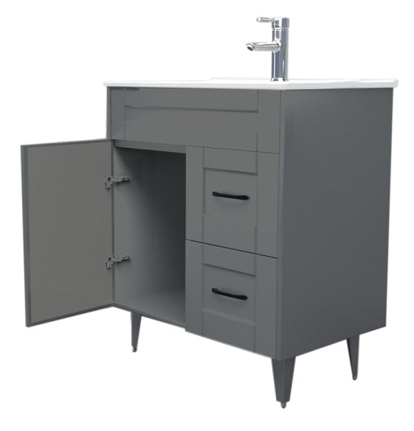 Kit Mueble + Vanitorio Super Muebles SM70SK Gris P (70x47x80cm)