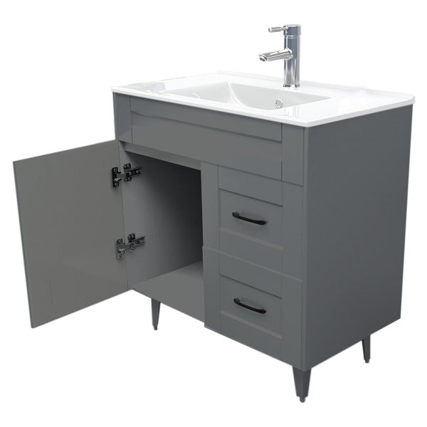 Kit Mueble + Vanitorio Super Muebles SM80SK Gris P (80x47x80cm)