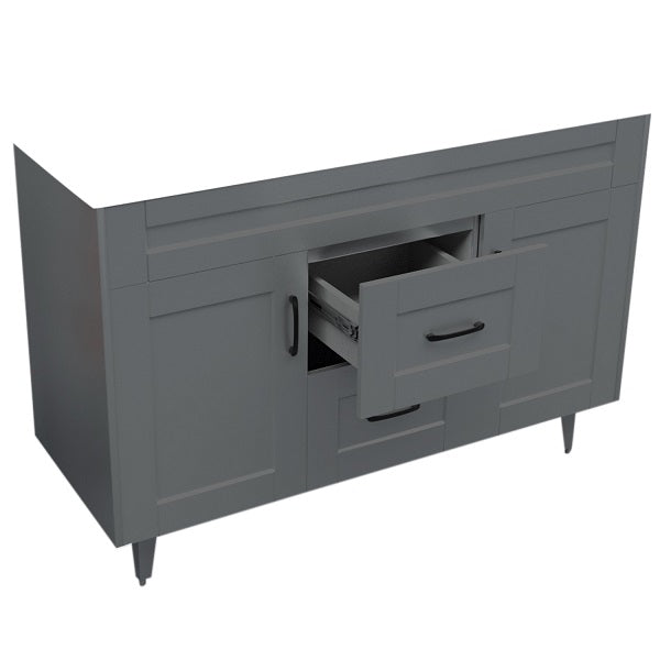 Mueble Deluxe Doble Super Muebles SMD120SK Gris (Sin Cubierta) (120x47x80cm)