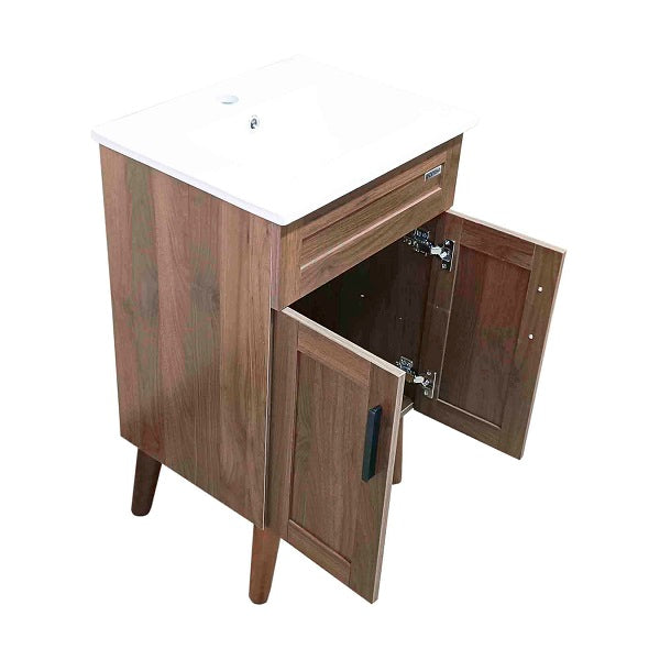 Kit Mueble + Vanitorio Super Muebles Nogal (50x40x80cm)