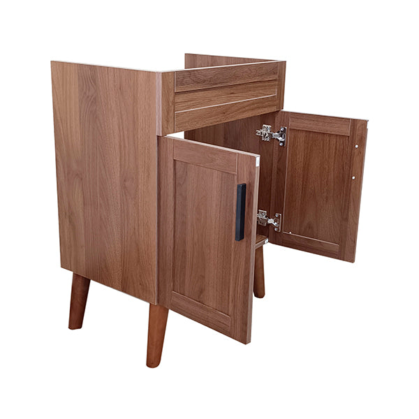 Mueble Base Vanitorio Nogal Super Muebles 58,5x39x80cm (Sin Cubierta)