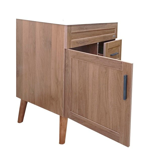 Kit Mueble + Vanitorio Super Muebles Nogal (80x47x80cm)