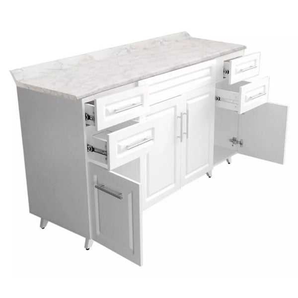 Mueble de Cocina Blanco con Postformado Blanco 150cm