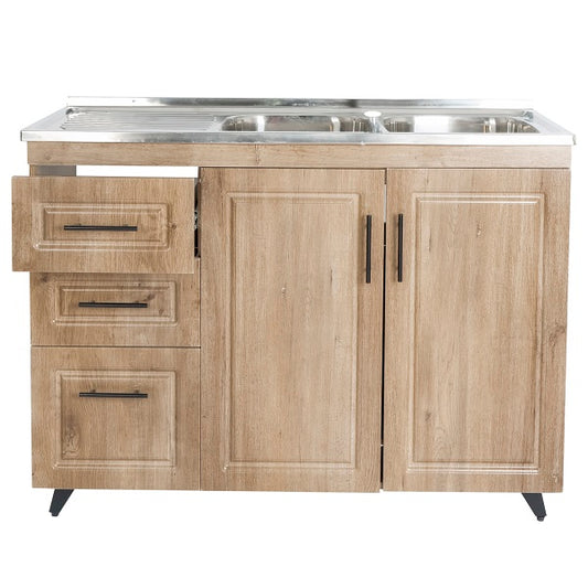 Kit Mueble Lavaplatos Super Muebles SMPWI120 120x90x50cm