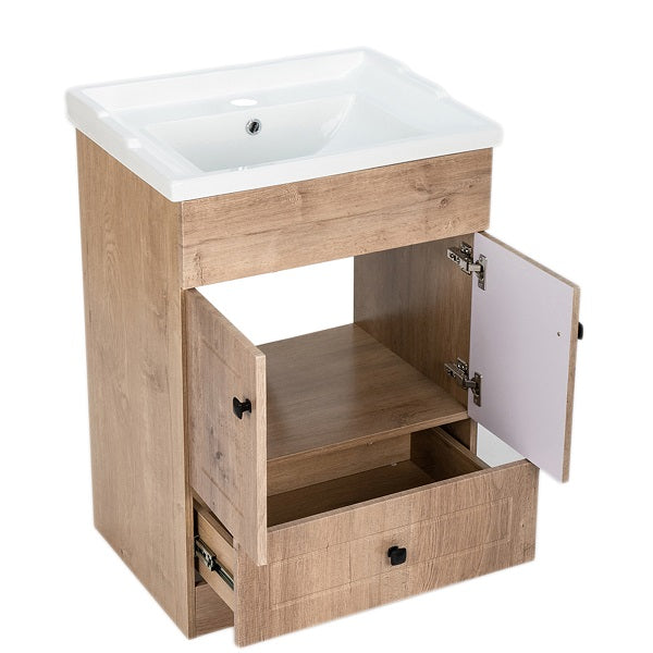 Kit Mueble + Vanitorio Super Muebles 60PHWF (60x47x80cm)