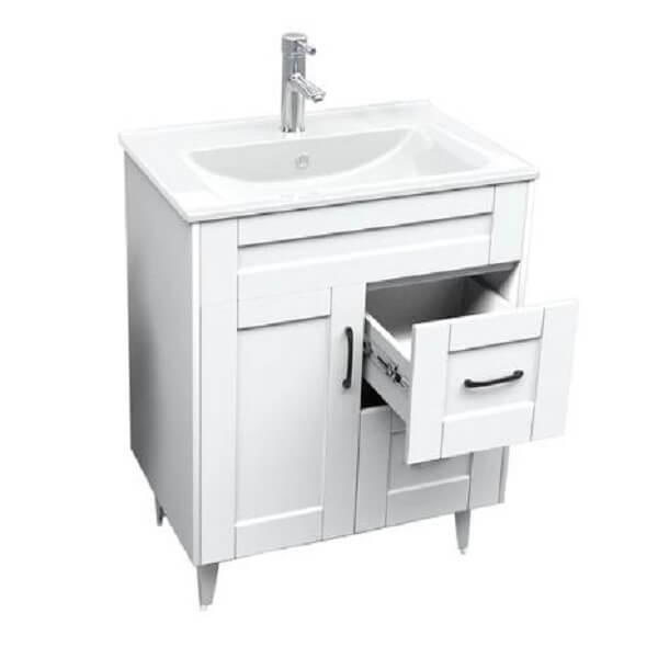 Kit Mueble + Vanitorio Super Muebles SM70SKBP (70x47x80cm)