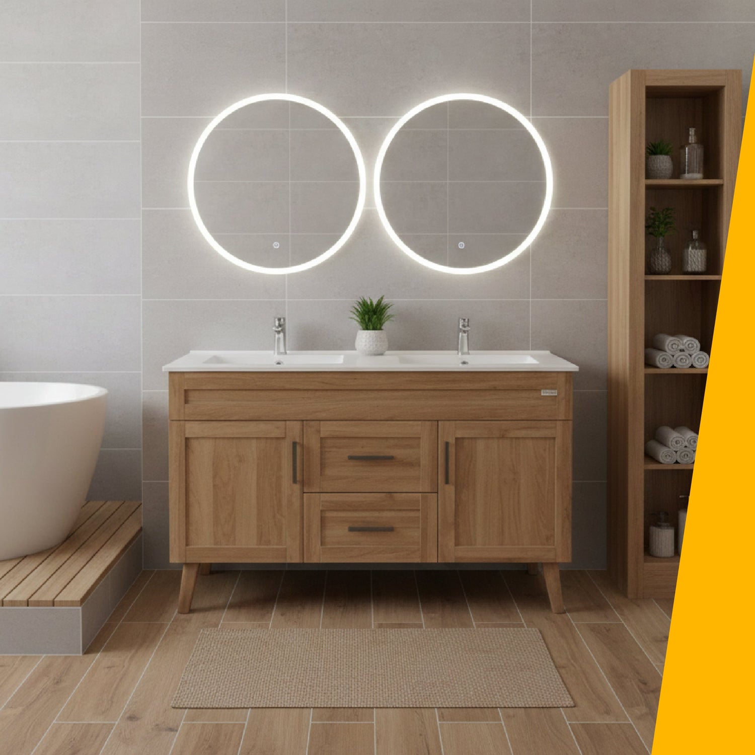 Muebles de Baño Nogal