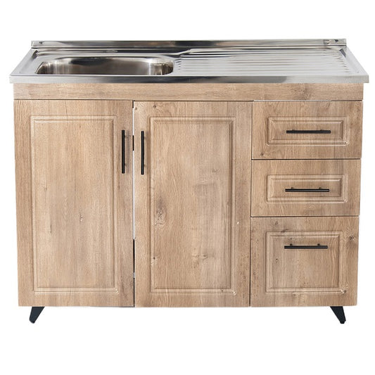 Kit Mueble Lavaplatos Super Muebles SMPWD100 100x90x50cm