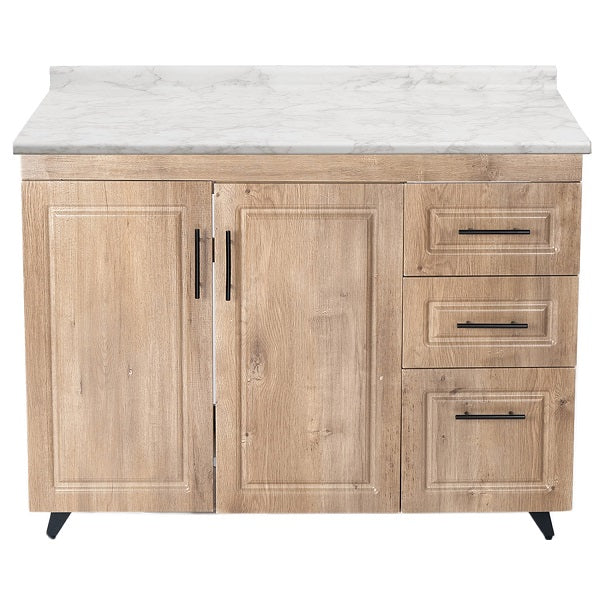 Mueble de Cocina Wood Derecho con Postformado Blanco 100cm