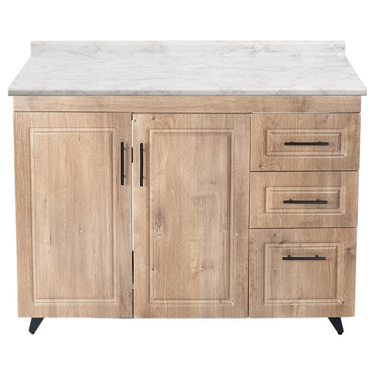 Mueble de Cocina Wood Derecho con Postformado Blanco 100cm
