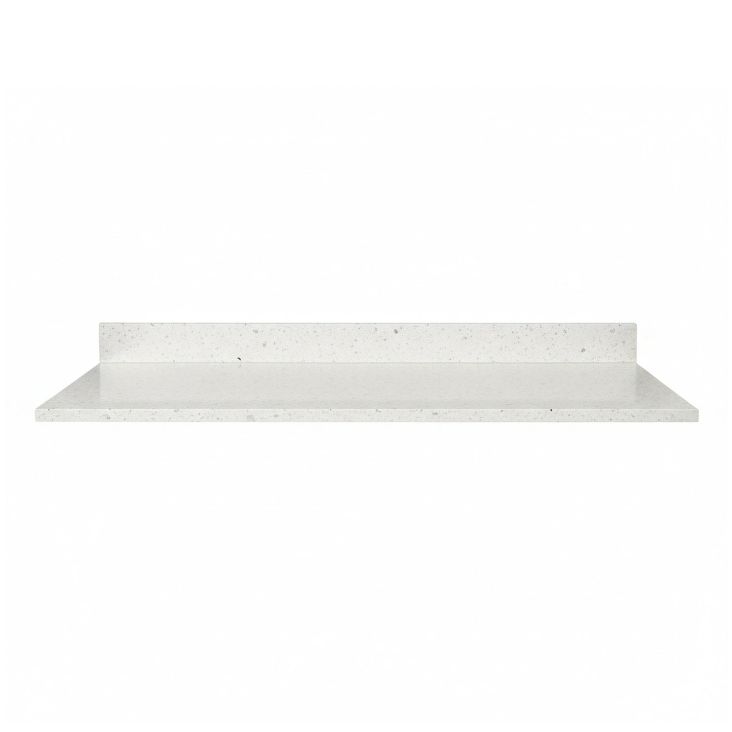 Cubierta de Cuarzo Blanco Galaxy 100x51 cm (para baño o cocina)