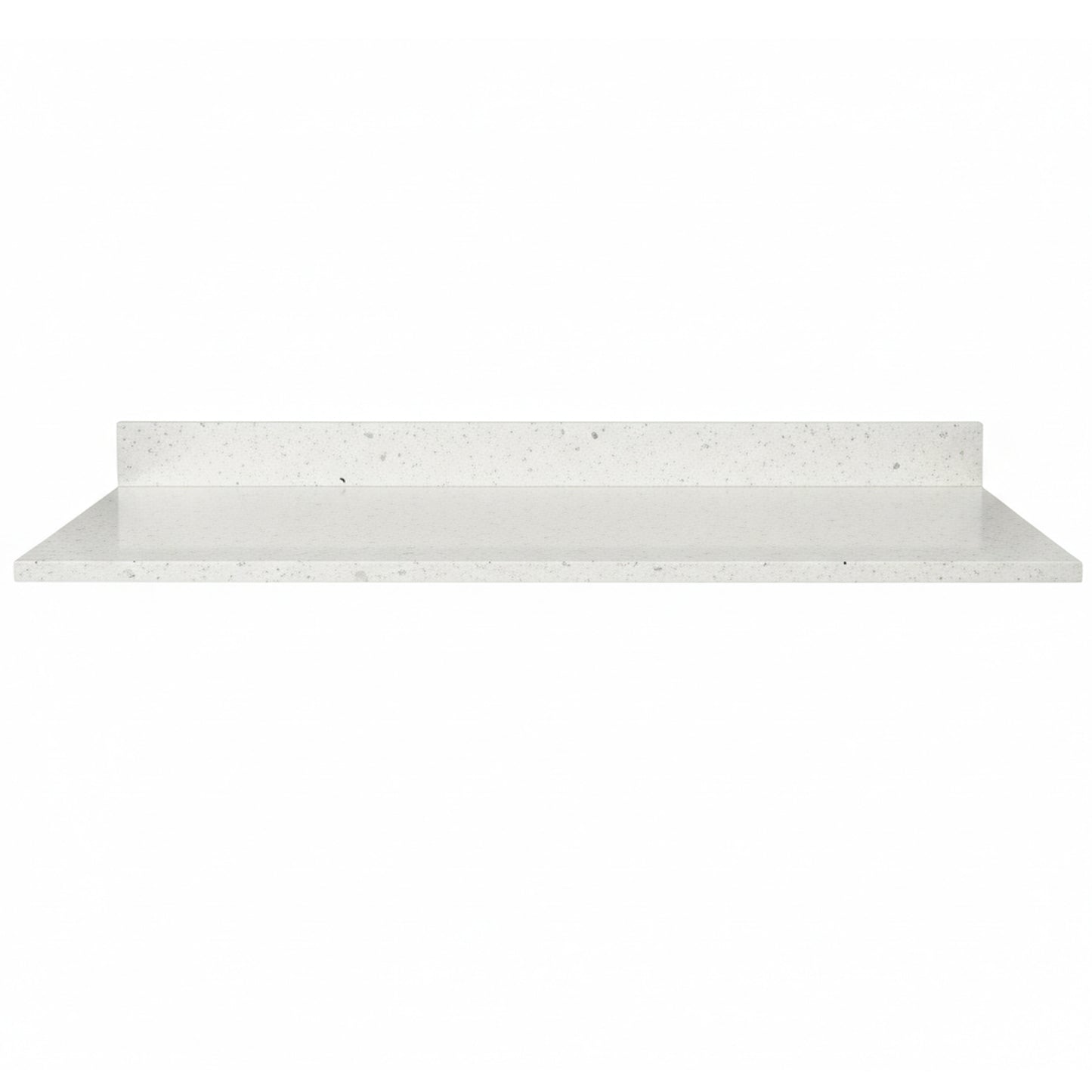 Cubierta de Cuarzo Blanco Galaxy 120x51 cm (para baño o cocina)