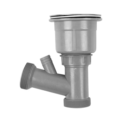 Desagüe y Sifón SM para Lavaplatos Sencillo (1 Cubeta)