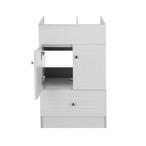Mueble Vanitorio Blanco Super Muebles 50PH 50x40x80cm (Sin Cubierta)