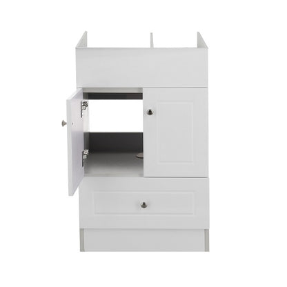 Mueble Vanitorio Blanco Super Muebles 50PH 50x40x80cm (Sin Cubierta)
