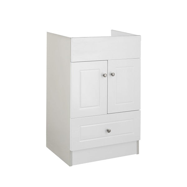 Mueble Vanitorio Blanco Super Muebles 50PH 50x40x80cm (Sin Cubierta)