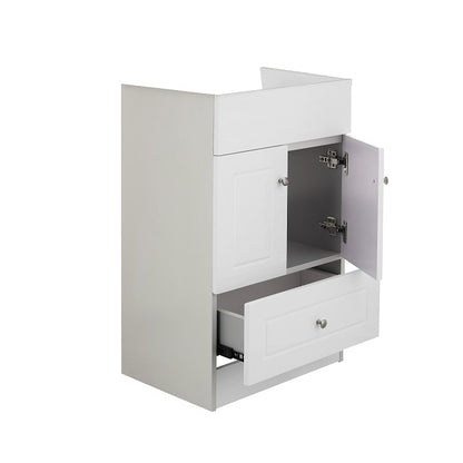 Mueble Vanitorio Blanco Super Muebles 50PH 50x40x80cm (Sin Cubierta)
