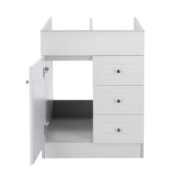 Mueble Vanitorio Blanco Super Muebles 60PHN 60x45x80cm (Sin Cubierta)