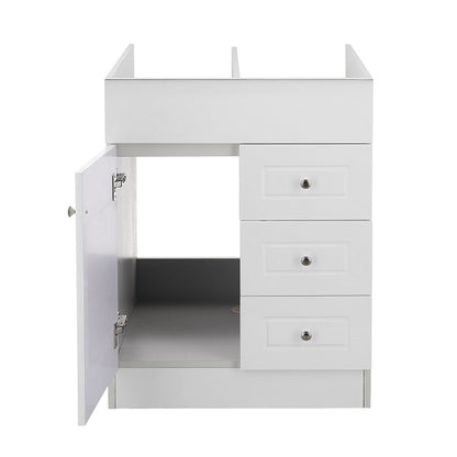 Mueble Vanitorio Blanco Super Muebles 60PHN 60x45x80cm (Sin Cubierta)