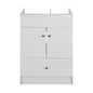 Mueble Vanitorio Blanco Super Muebles 60PH 60x47x80cm (Sin Cubierta)