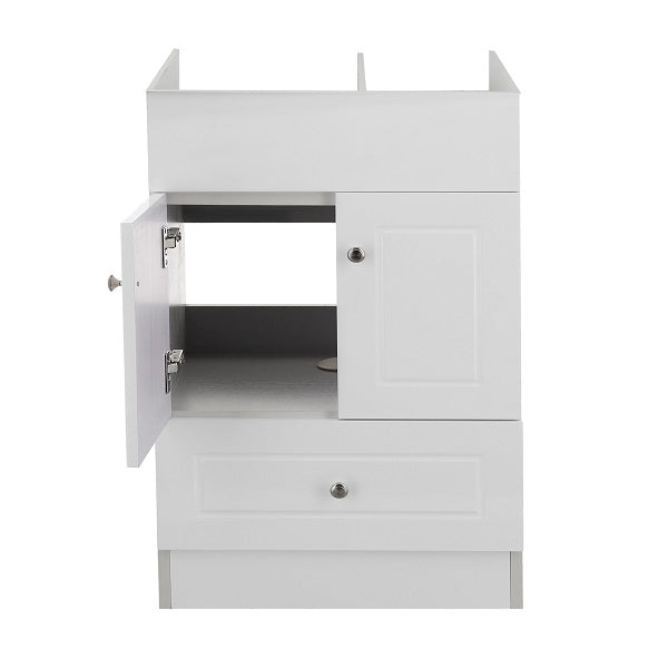 Mueble Vanitorio Blanco Super Muebles 60PH 60x47x80cm (Sin Cubierta)