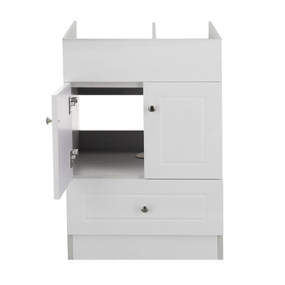 Mueble Vanitorio Blanco Super Muebles 60PH 60x47x80cm (Sin Cubierta)