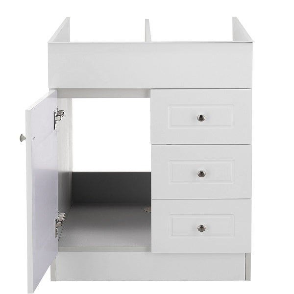 Mueble Vanitorio Blanco Super Muebles 70PHN 70x45x80cm (Sin Cubierta)