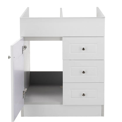 Mueble Vanitorio Blanco Super Muebles 70PHN 70x45x80cm (Sin Cubierta)