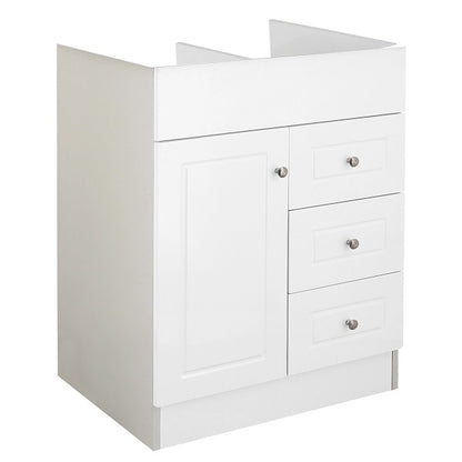 Mueble Vanitorio Blanco Super Muebles 70PHN 70x45x80cm (Sin Cubierta)