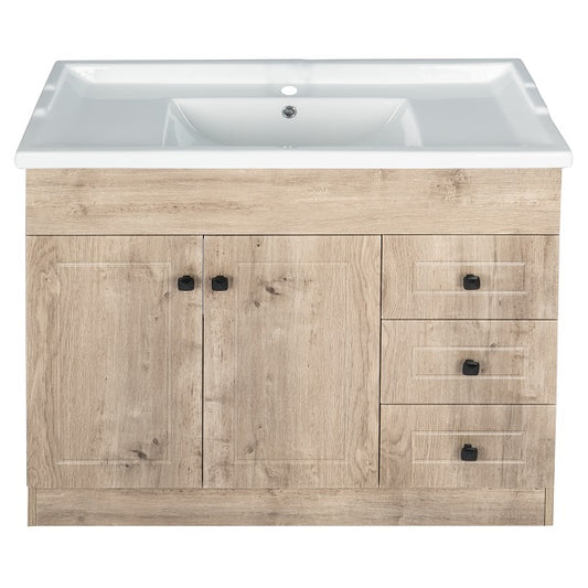 Kit Mueble + Vanitorio Super Muebles SM100PHWF (100x47x80cm)