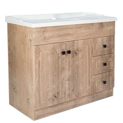 Kit Mueble + Vanitorio Super Muebles SM100PHWF (100x47x80cm)