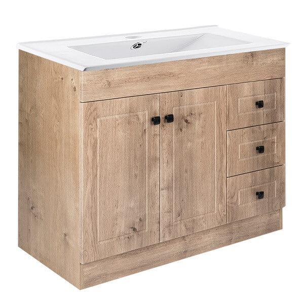 Kit Mueble + Vanitorio Super Muebles SM100PHWP (100x47x80cm)