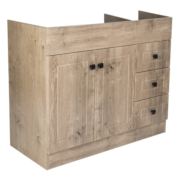 Mueble Base vanitorio SM100PH Wood 100x45x80cm (Sin Cubierta)