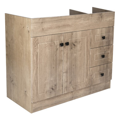 Mueble Base vanitorio SM100PH Wood 100x45x80cm (Sin Cubierta)