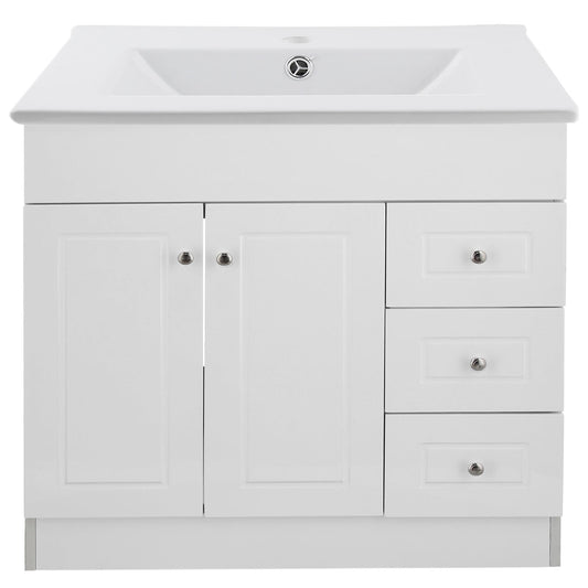 Kit Mueble + Vanitorio Super Muebles SM100PHDBP (100x47x80cm)