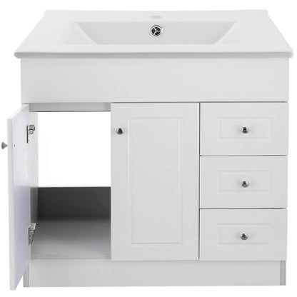 Kit Mueble + Vanitorio Super Muebles SM100PHDBP (100x47x80cm)