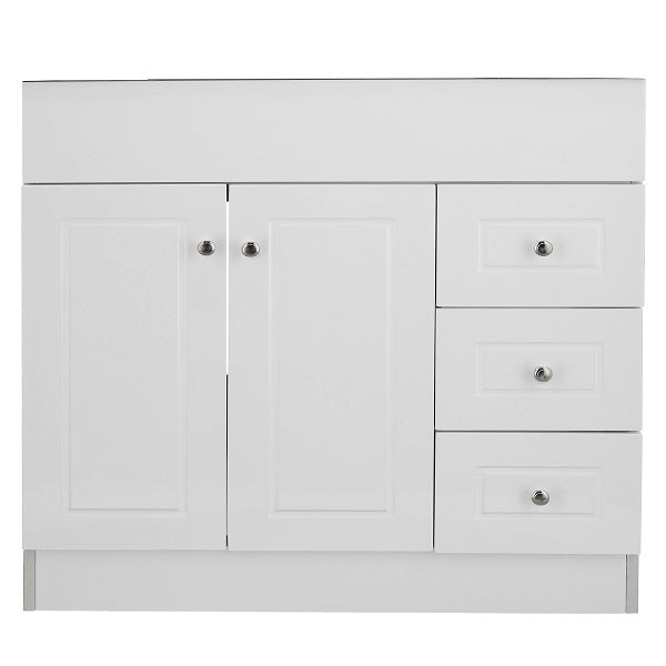 Mueble Base vanitorio SM100PH Blanco 100x45x80cm (Sin Cubierta)