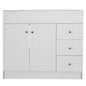 Mueble Base vanitorio SM100PH Blanco 100x45x80cm (Sin Cubierta)