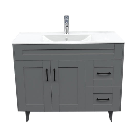 Kit Mueble + Vanitorio Super Muebles SM100SK Gris P (100x47x80cm)