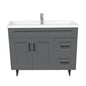 Kit Mueble + Vanitorio Super Muebles SM100SK Gris F (100x47x80cm)
