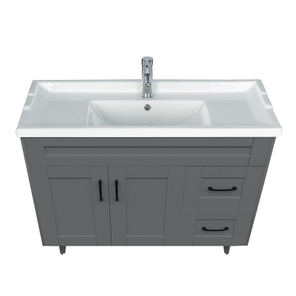 Kit Mueble + Vanitorio Super Muebles SM100SK Gris F (100x47x80cm)