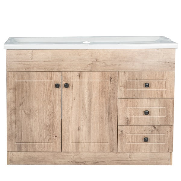 Kit Mueble + Vanitorio Super Muebles SM120PHWF (120x47x80cm)