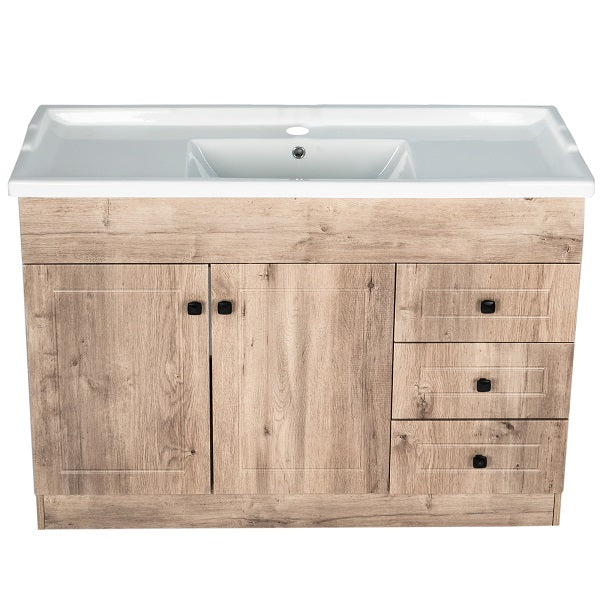 Kit Mueble + Vanitorio Super Muebles SM120PHWF (120x47x80cm)