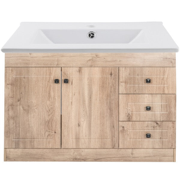 Kit Mueble + Vanitorio Super Muebles SM120PHWP (120x47x80cm)