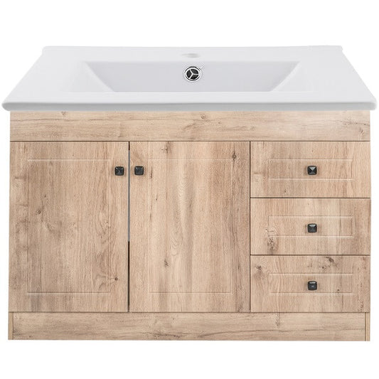 Kit Mueble + Vanitorio Super Muebles SM120PHWP (120x47x80cm)